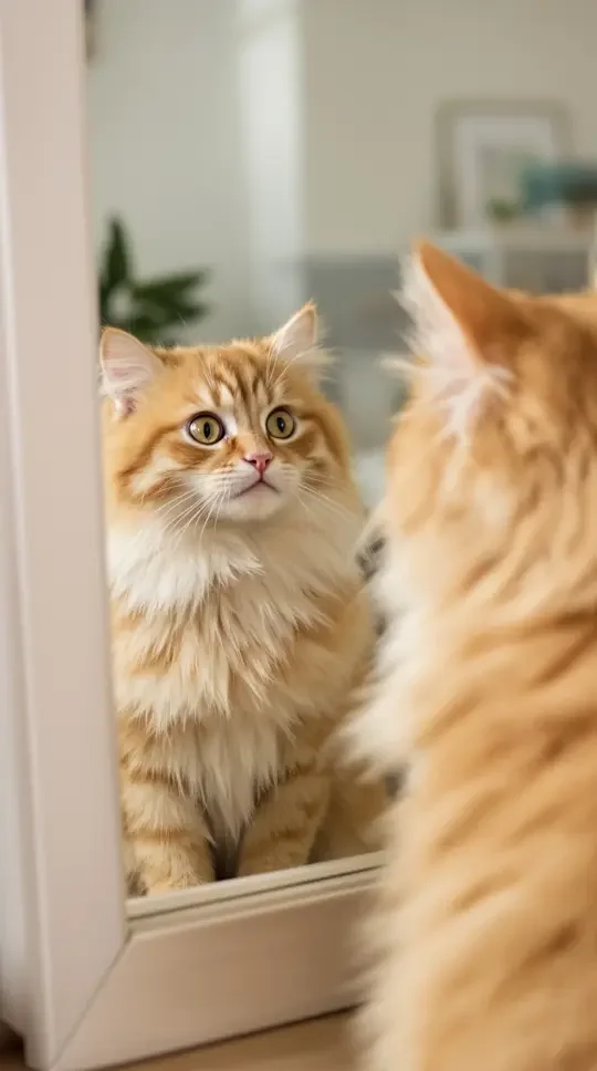 猫咪第一次照镜子,反应笑翻全网 - 红叶影院 猫咪第一次照镜子,反应笑翻全网 - 红叶影院