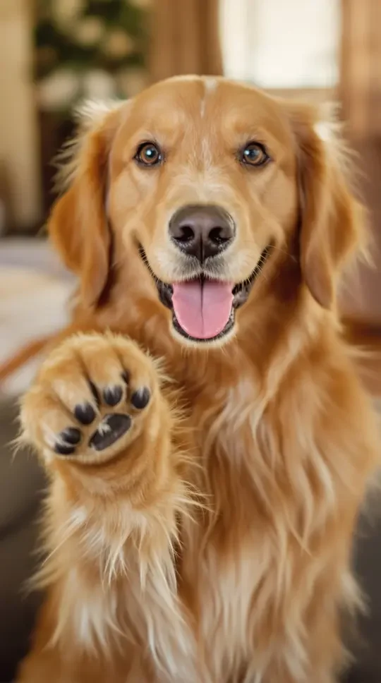 金毛犬学会握手后疯狂求表扬 - 红叶影院 金毛犬学会握手后疯狂求表扬 - 红叶影院